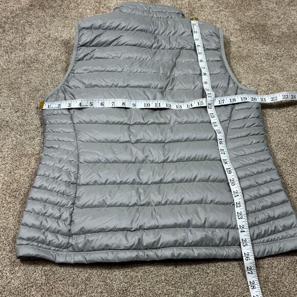 NWT Patagonia Women’s Puffer Vest Large 800 Fill Goose  Down Gray Blue - Picture 4 of 6
